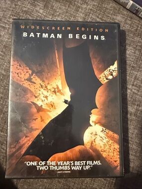 Warner Bros. Batman Begins DVD - Black and Orange Cover